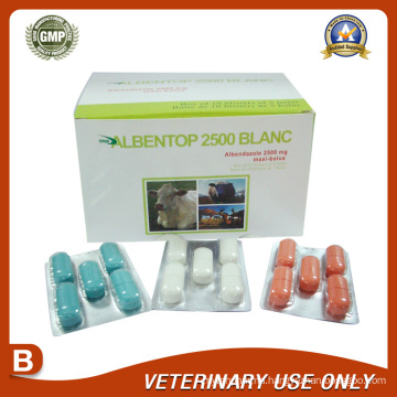 Veterinary Drugs of Albendazole Bolus 2500mg